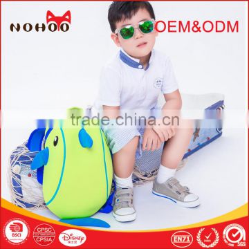 Alibaba China Trendy Dolphin Animal Kids Print Pattern Zipper School bag Backpack