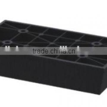 Popular products- black colour plastic(PP) sofa leg (PP008)