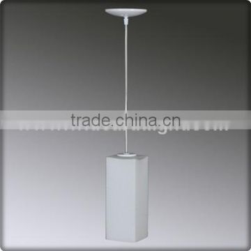 UL CUL Listed Simple Square Glass Hanging Lamp For the Hotel Mini Pendant Light C20035