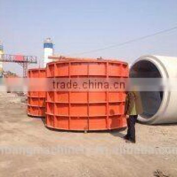 machine for the production of cement concrete pipe moulds