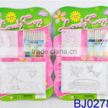 Fashion kid toy new hot children diy painting drawing book kit