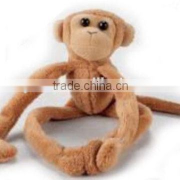 Plush Monkey,Monkey Plush Toy,Plush Stuffed Monkey Toy, Push Magnet Monkey