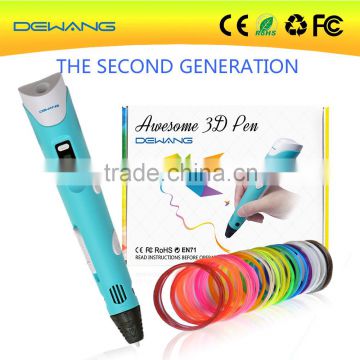 3D Promotional Pen Plastic Body Type and Yes Novelty 3D Printer Pen(Blue )
