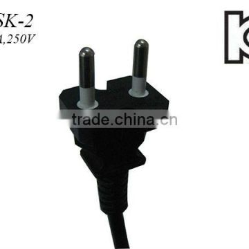Korea power cord KETI approval 16a 250v AC power cord