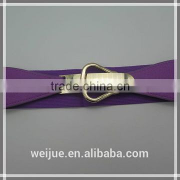 2015 unique purple elastic dignified belt for women