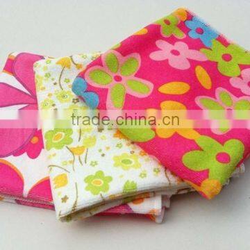 Printing microfiber cleaning cloth