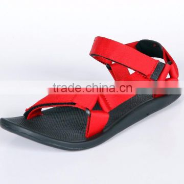 2016 newest design for men slippers sport shoes sandals webbing rubber outsole customized logo