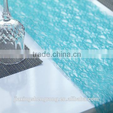 100% Polyester Wholesale Rectangle Tranditional Organza Table Decoration Runner
