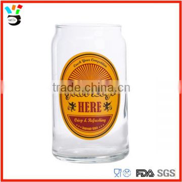 330ml customized beer can glass