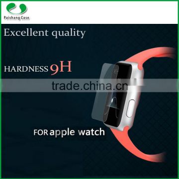 0.33mm high definition anti scratch anti-glare 2.5D 9H tempered glass for Apple watch in screen protector