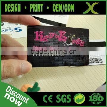 Free Design~~~!!! Best PVC Material CR80 PVC Card/ Wholesale PVC Member Card with embossing number