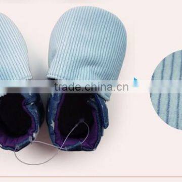 blue cute handmade shoe factory china flat shoes