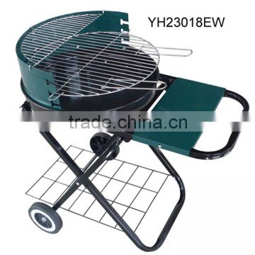 Enamel coating parrilla florabest bbq grill with different color