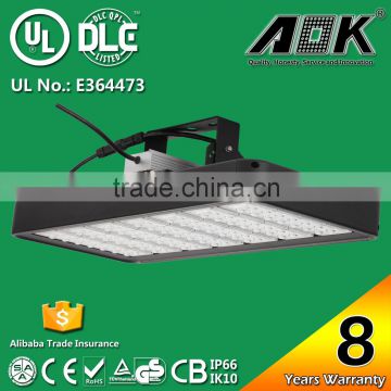 With 8 years Warranty IP65 UL DLC CE RoHS Listed 280w LED Low Bay Light