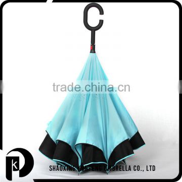 Good Quality Promotional Fashion Double Inverted Umbrella