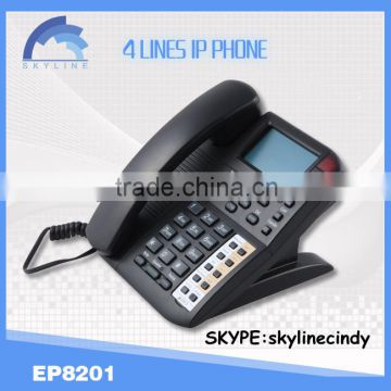 EP-8201/4-line HD voice VoIP Phone/voip low rate/voip