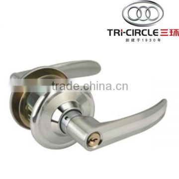 High Quality Tri-Circle Cylindrical leverset door lock SP-3808-SN