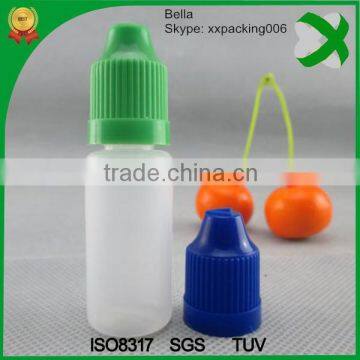 wholesale eliquid 10 ml ldpe eye drop bottle with long thin tip