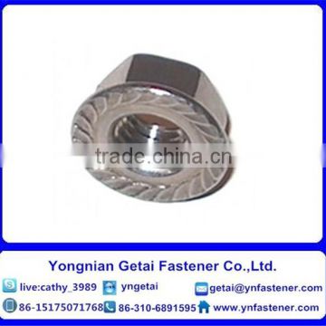 high quality carbon steel DIN 6923 M8 hexagon flange nut