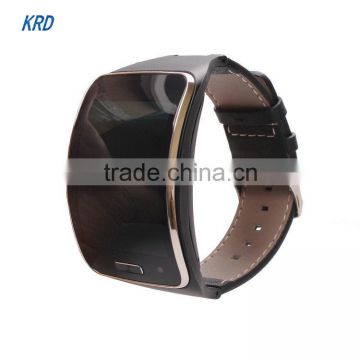 Adjustable Genuine Leather Belt Replacement Wristband Fitness Bracelet Strap For SAMSUNG GALAXY Gear S R750 Steel Wrist Band