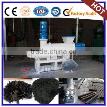 China Supply Coconut Shell Charcoal Extruder Machine Screw Press Machine