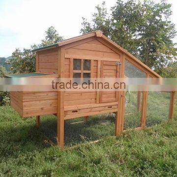 Pitched Roof Wooden Poultry House With Nest Box