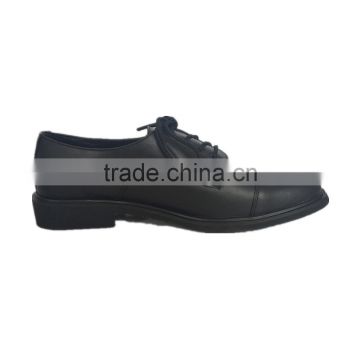 good quality fashion black leather officer police shoes