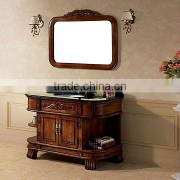 Solid wood cabinet bathroom,Hotel bathroom vanity,American antique bathroom vanity(BF08-4067)