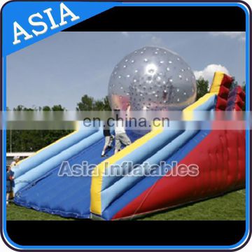Factory price large inflatable zorb ball ramp for sale