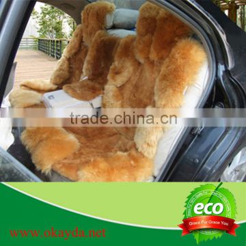 Cool sheepskin auto seat cushion