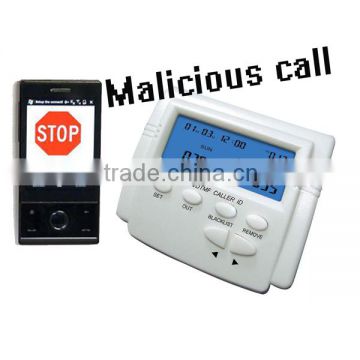 Display stop unwanted calls telephone number call blocker