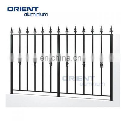 Customized size and style Aluminium welded fence for garden