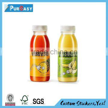Custom accept plastic drink bottle label sticker printing                        
                                                Quality Choice