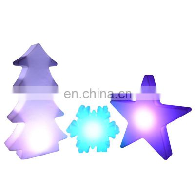 snowman star tree Christmas led light decoration led lanterns Christmas ball wireless cordless holiday light