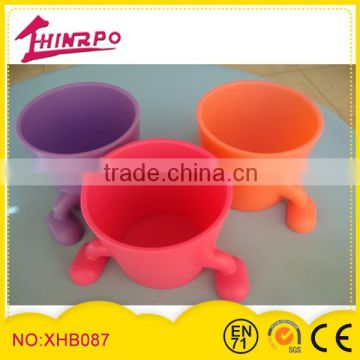 Colorful decorative Silicone Flower Pot & cheap garden pots