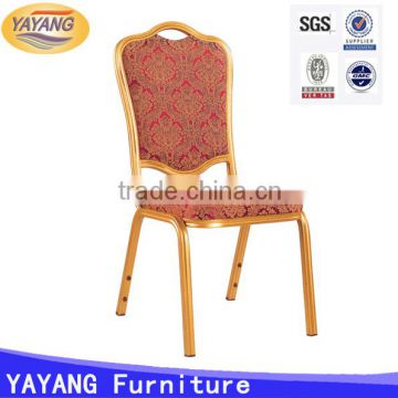 low price professional factory strong gold back luxury banquet dining chair