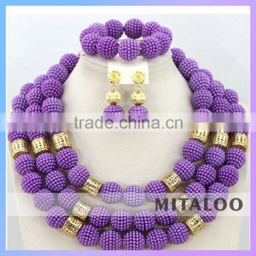 Mitaloo Charming Beads Necklace Nigerian African Wedding Beads Set MT0001