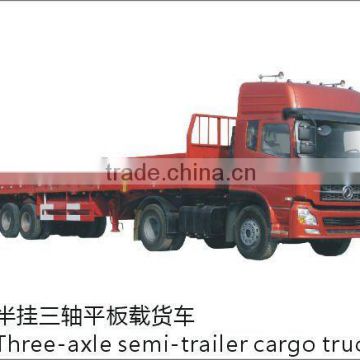 DFAC 30T three-axle platform cargo truck