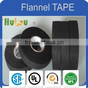 Black flannel tape for Automotive wiring harness