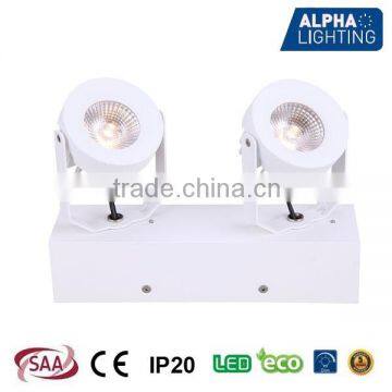 2015 new design 2*10W adjustable cob led ceiling lighting,led ceiling surface lighting