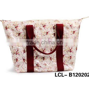 LCL-B1202022 printed pu pvc multifunction trendy make up soft fashion travel cosmetic bag