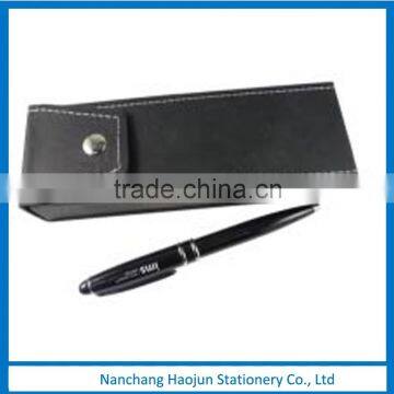 2014 new Beautiful Leather Gift Pen Box Set