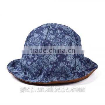 Fashion Double-face Bucket Hat Boonie Outdoor Cap