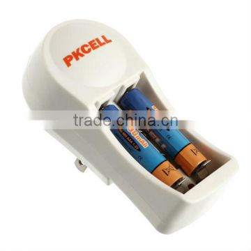 PKCELL Brand Battery Charger for 2pcs AA Ni-MH rechargeable battery