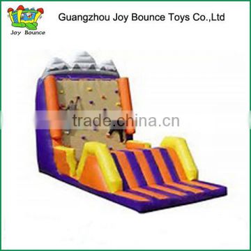 2015 new inflatable climbing wall for adult and kids play