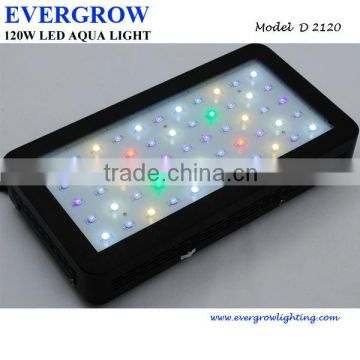 New Design Dimmable 120W led aquarium light for coral reef