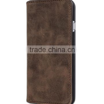 Hot selling new luxury leather mobile phone case in Dongguan
