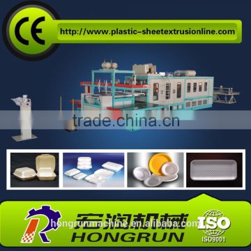 Automatic disposable food box making machine / ps food container machine