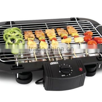 0 Indoor Non-Stick Electric BBQ Grill, Black