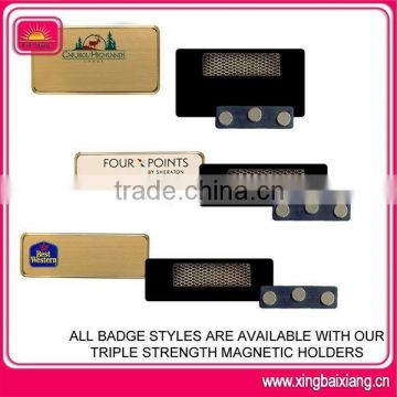 promotional unique elegant magnet name badges decorative